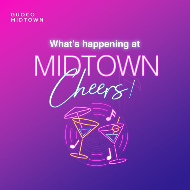 🎶🎸🥂 Make every moment count as you create lasting memories with friends at Midtown Cheers. Groove to the beat of live music and satisfy your appetite with our $10 nett drinks* and bites* on Fridays and Saturdays! 
See you soon!
*Selected items only
#guocomidtown #exploresingapore #hellomidtown #midtowncheers #midtownvibes